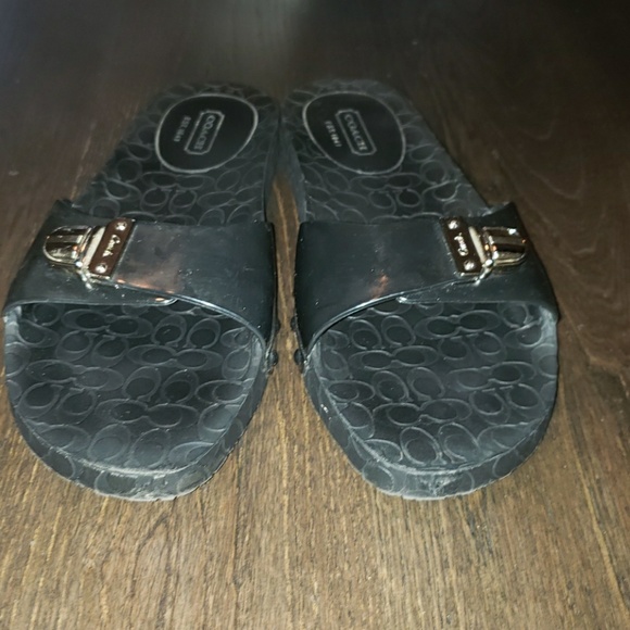 New Coach Cybel Jelly Signature C Embossed Sandal - Picture 6 of 14